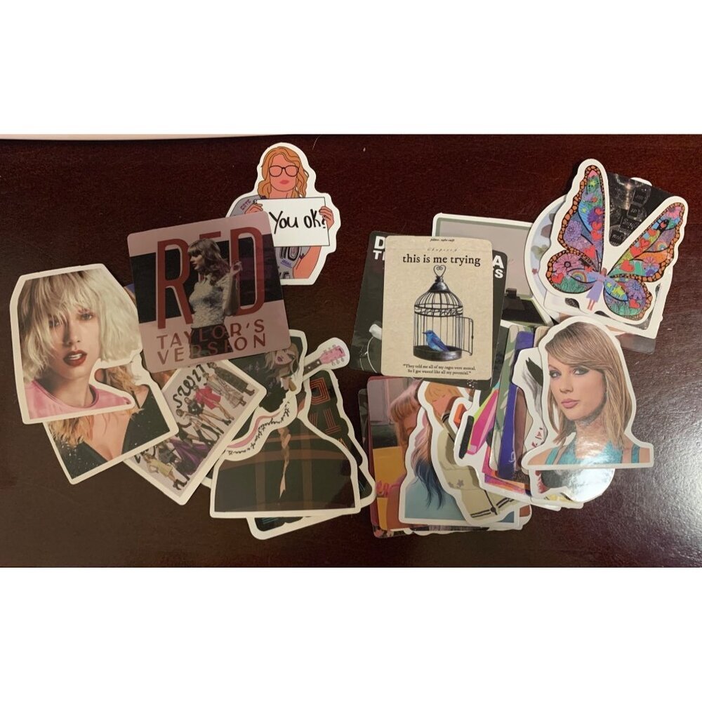 100 Pieces Taylor Swift Stickers Eras Tour Swiftie Fan AD3